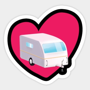 Love Caravans Sticker